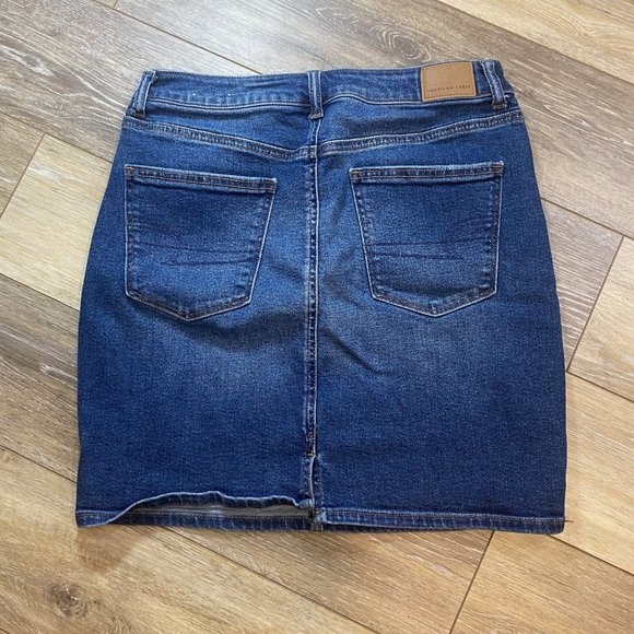 American Eagle Denim Mom Skirt | Size 8 Regular - Picture 2 of 7